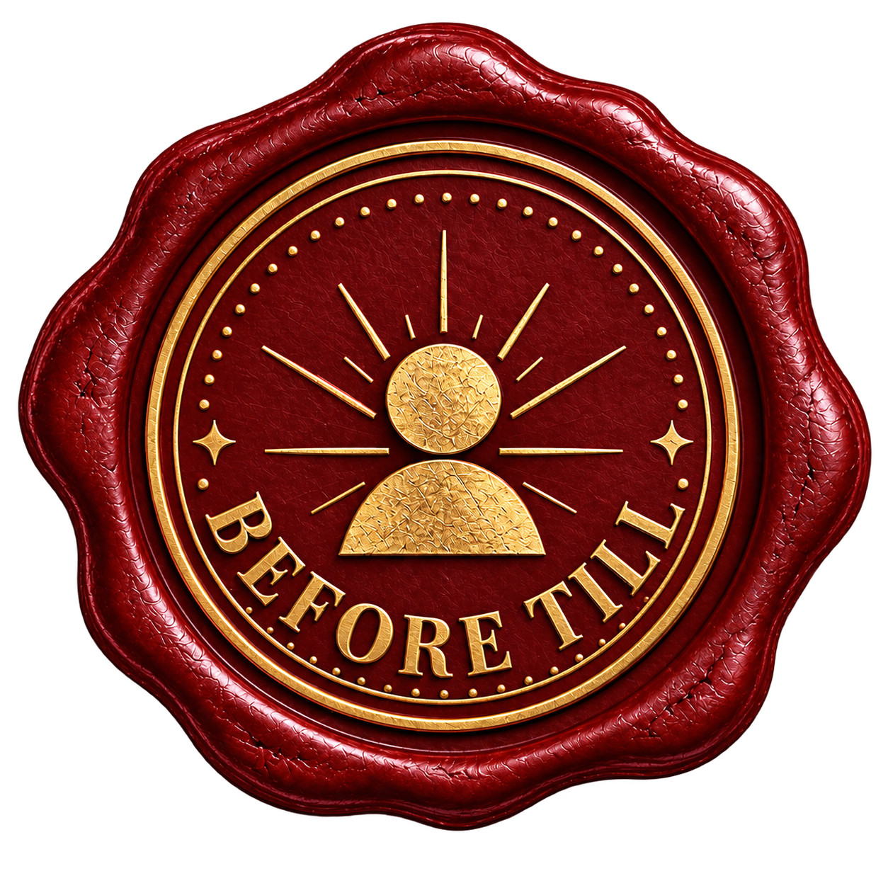 BEFORE TILL archival seal
